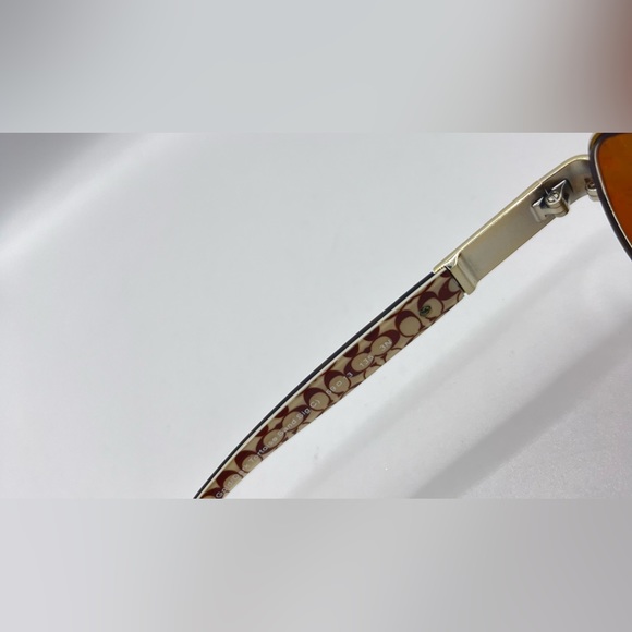 Coach HC7047 Gold Pilot Sunglasses Frames Only - Picture 8 of 8